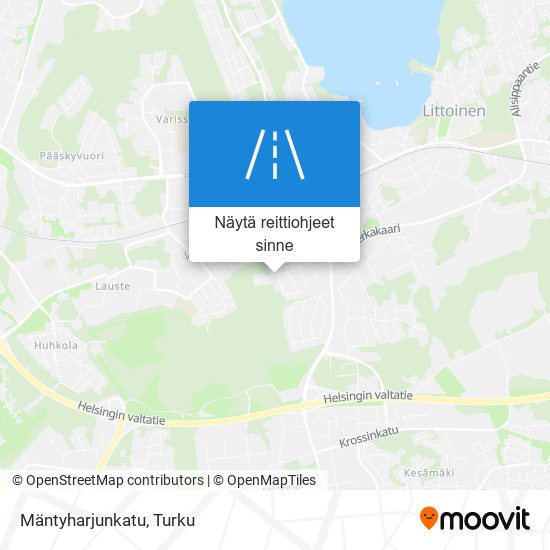 Mäntyharjunkatu kartta