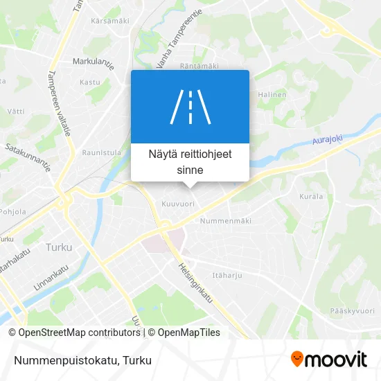 Nummenpuistokatu kartta
