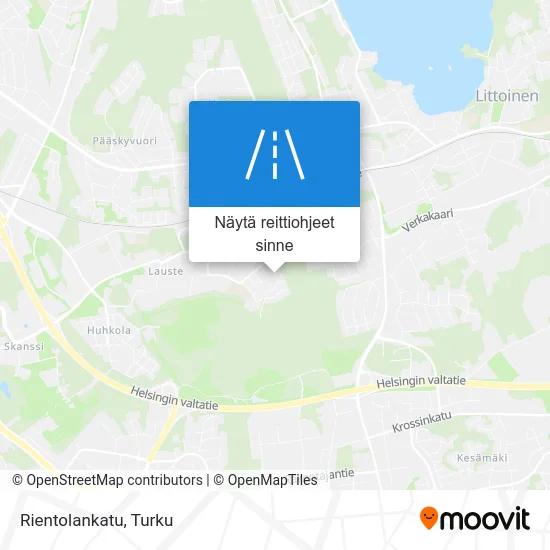 Rientolankatu kartta