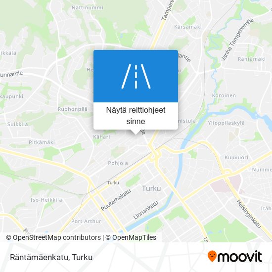 Räntämäenkatu kartta
