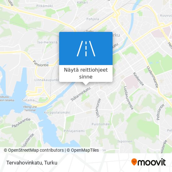 Tervahovinkatu kartta