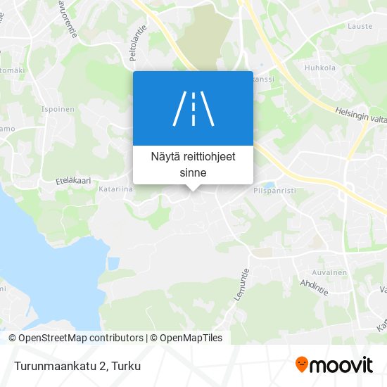 Turunmaankatu 2 kartta