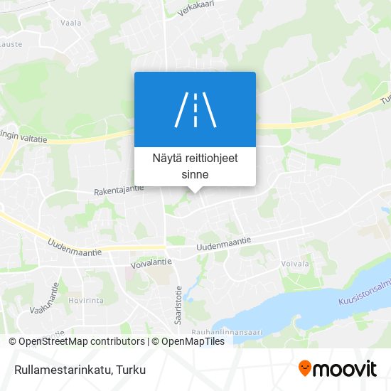 Rullamestarinkatu kartta