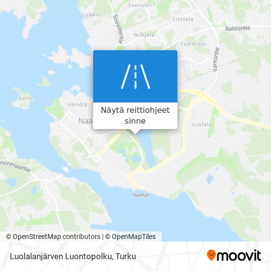 Luolalanjärven Luontopolku kartta