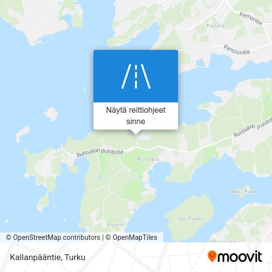 Kallanpääntie kartta