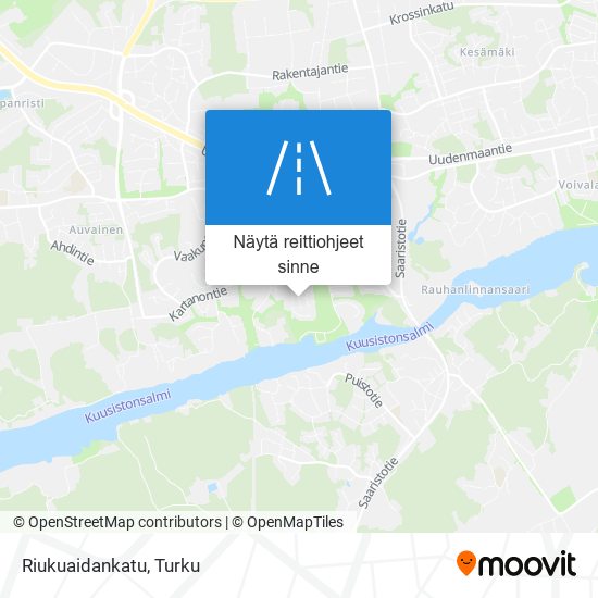 Riukuaidankatu kartta