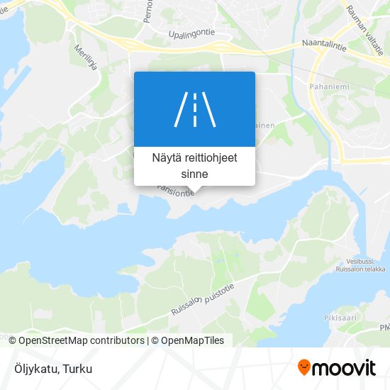 Öljykatu kartta