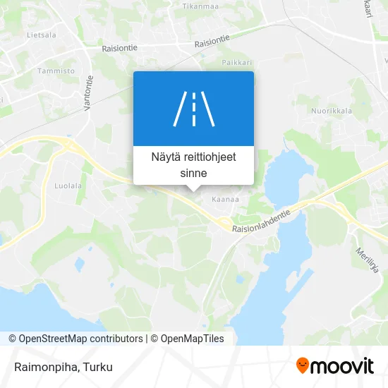 Raimonpiha kartta