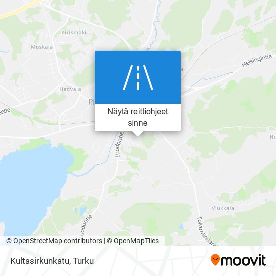 Kultasirkunkatu kartta