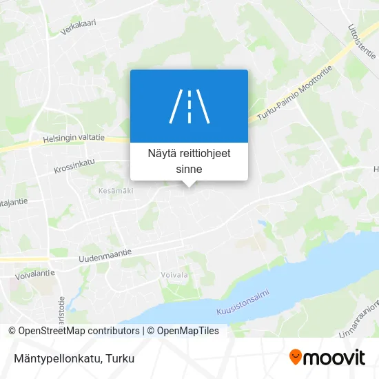 Mäntypellonkatu kartta