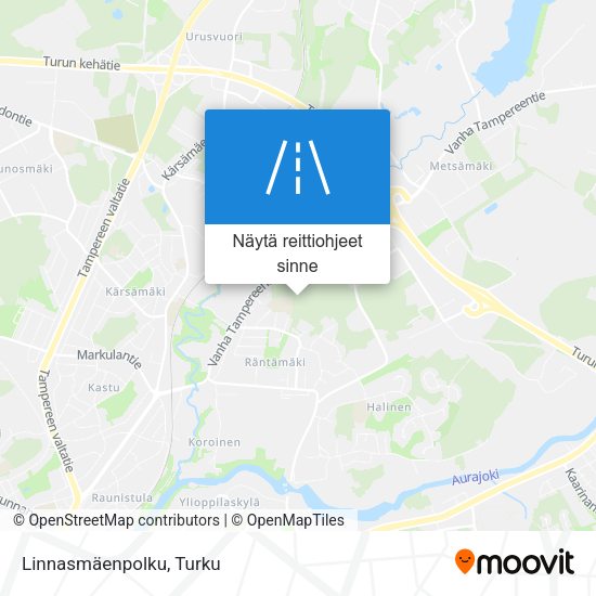 Linnasmäenpolku kartta