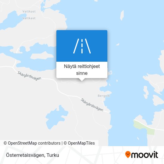 Österretaisvägen kartta