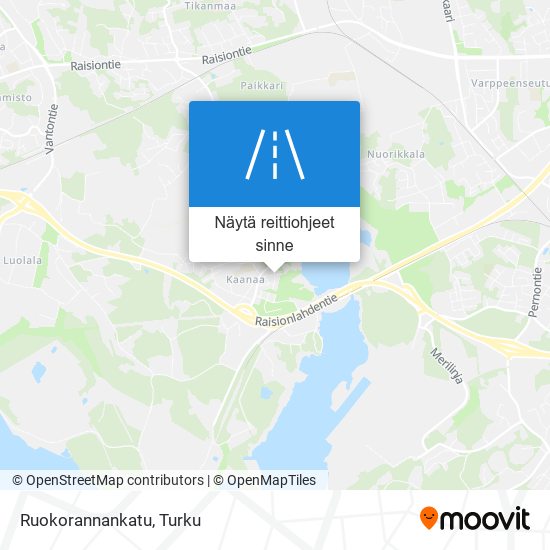 Ruokorannankatu kartta