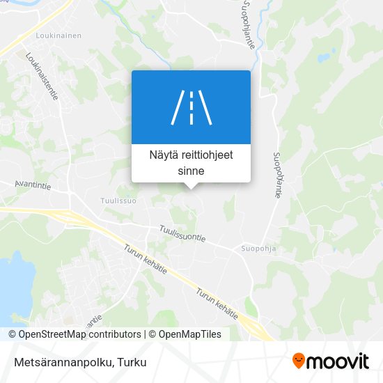 Metsärannanpolku kartta
