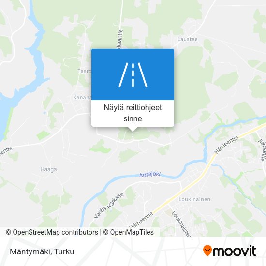 Mäntymäki kartta