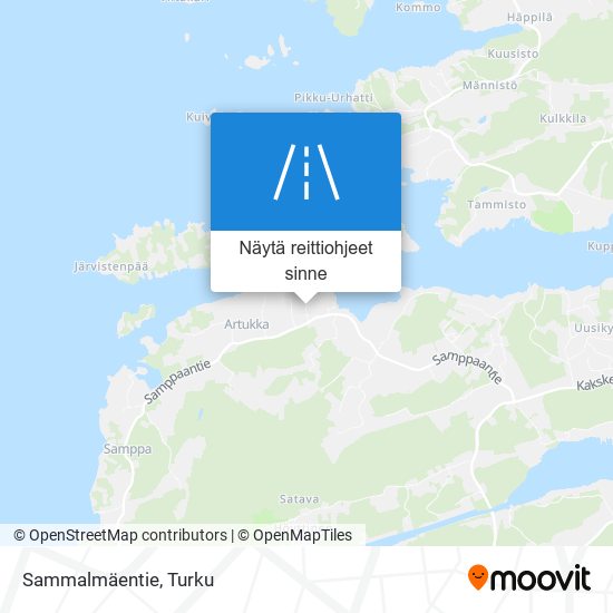 Sammalmäentie kartta