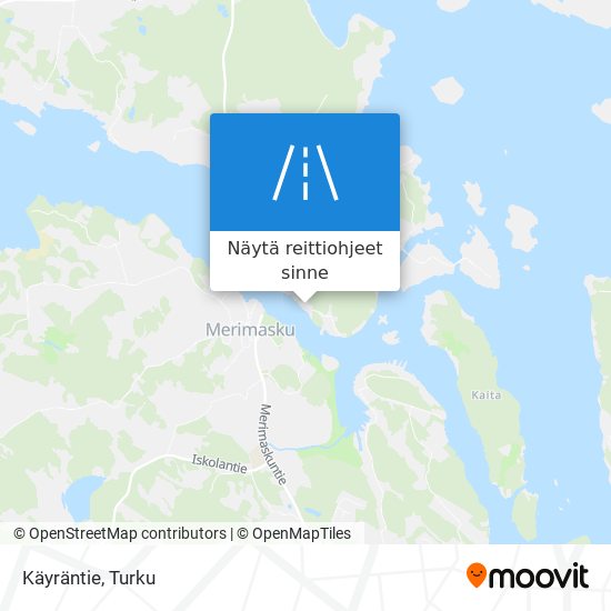 Käyräntie kartta