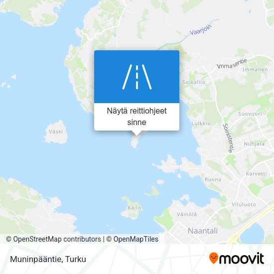 Muninpääntie kartta