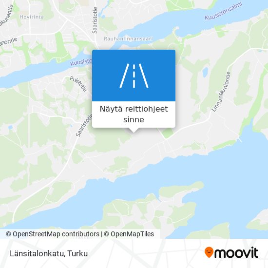 Länsitalonkatu kartta