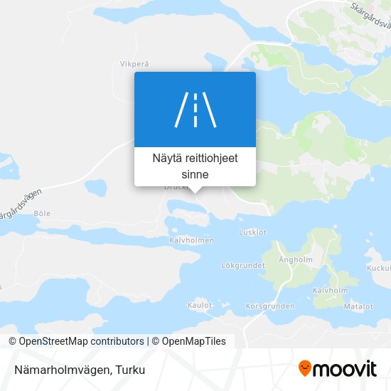 Nämarholmvägen kartta