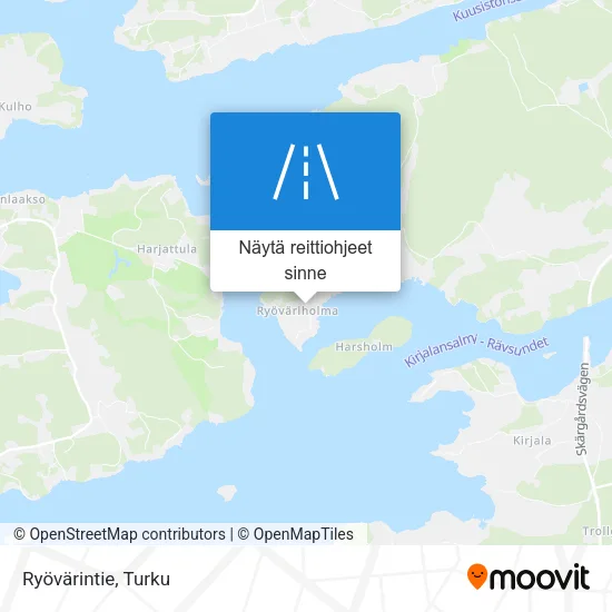 Ryövärintie kartta