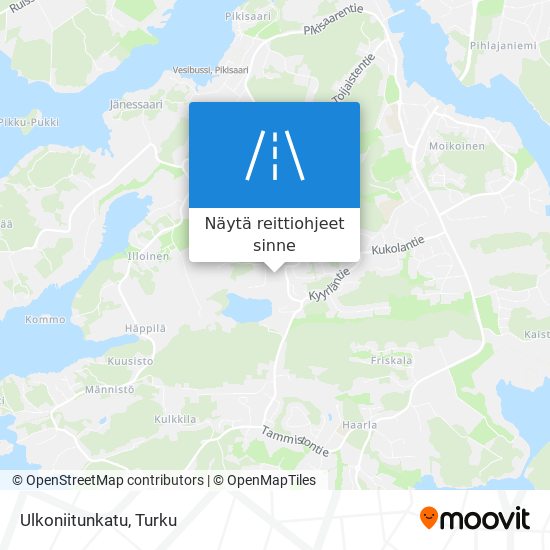 Ulkoniitunkatu kartta