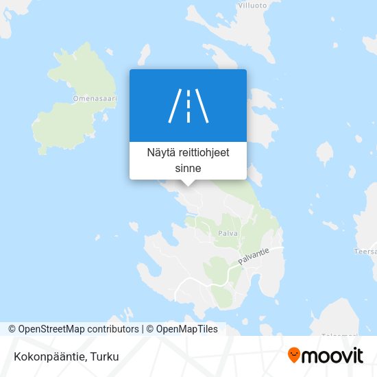Kokonpääntie kartta
