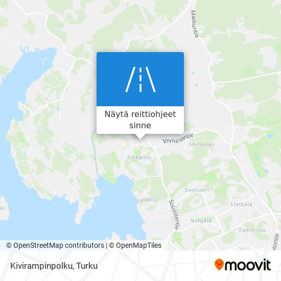 Kivirampinpolku kartta