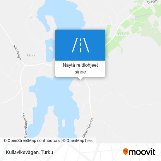 Kullaviksvägen kartta