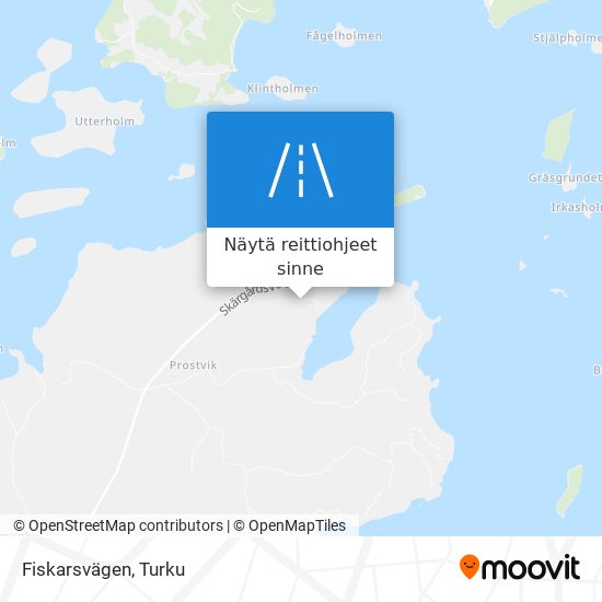 Fiskarsvägen kartta