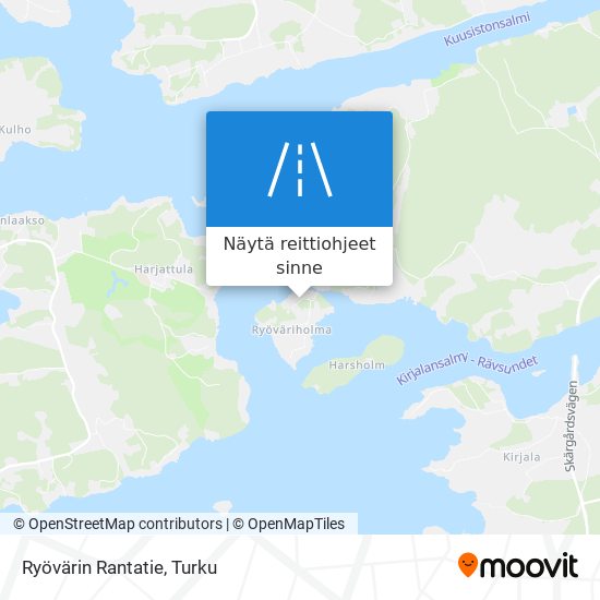 Ryövärin Rantatie kartta