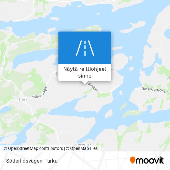 Söderlidsvägen kartta