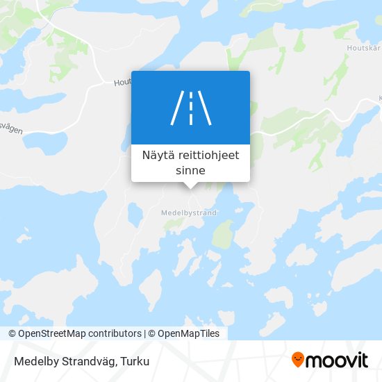 Medelby Strandväg kartta