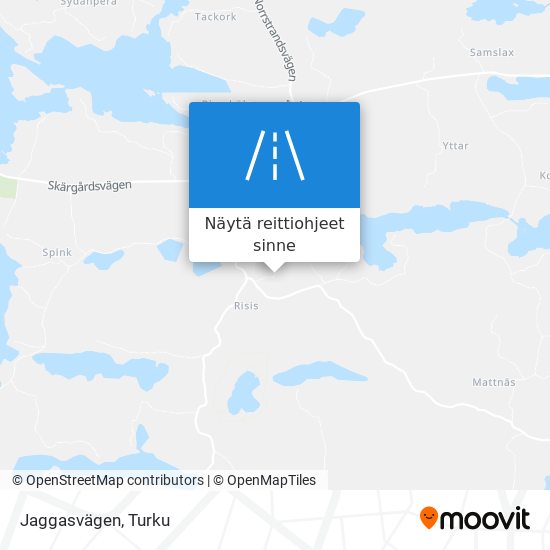 Jaggasvägen kartta