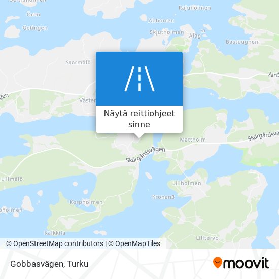 Gobbasvägen kartta