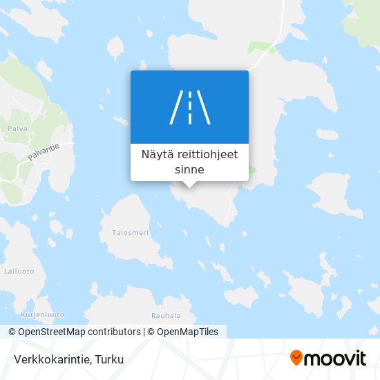 Verkkokarintie kartta