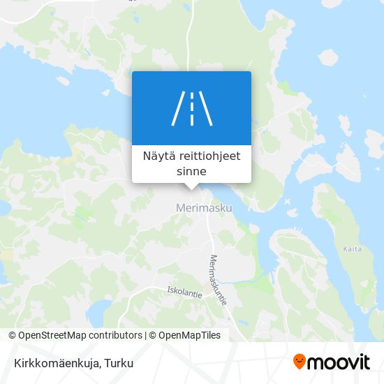 Kirkkomäenkuja kartta