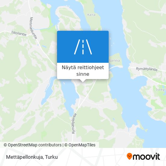 Mettäpellonkuja kartta