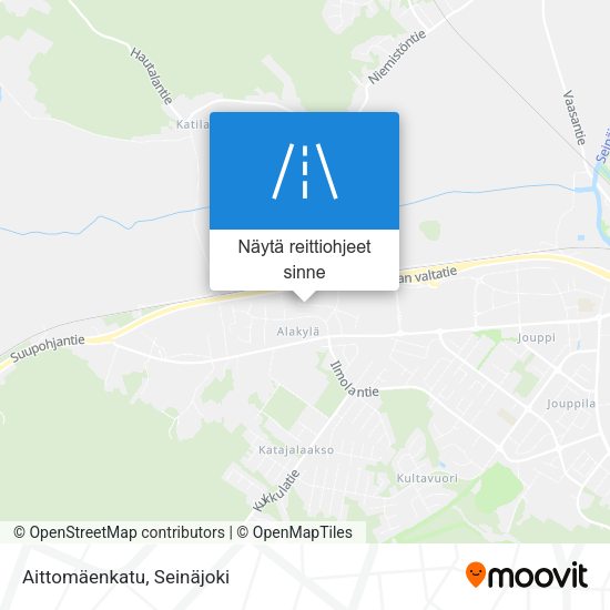 Aittomäenkatu kartta