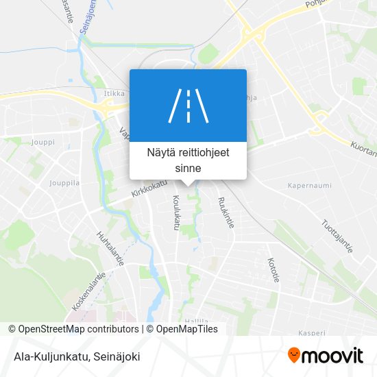 Ala-Kuljunkatu kartta