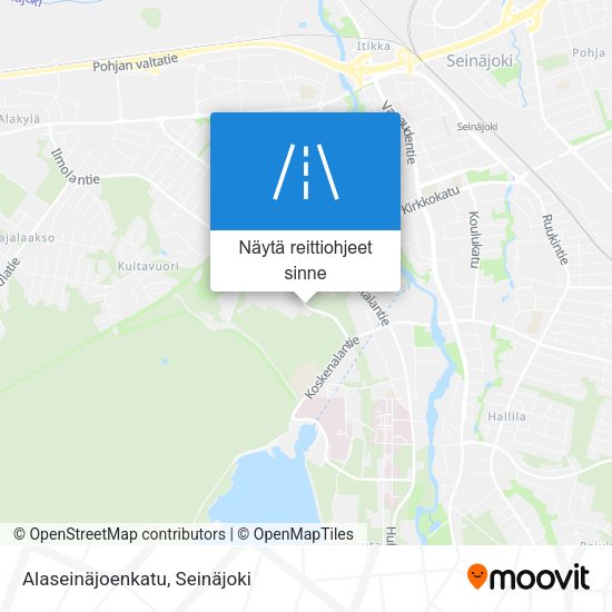 Alaseinäjoenkatu kartta