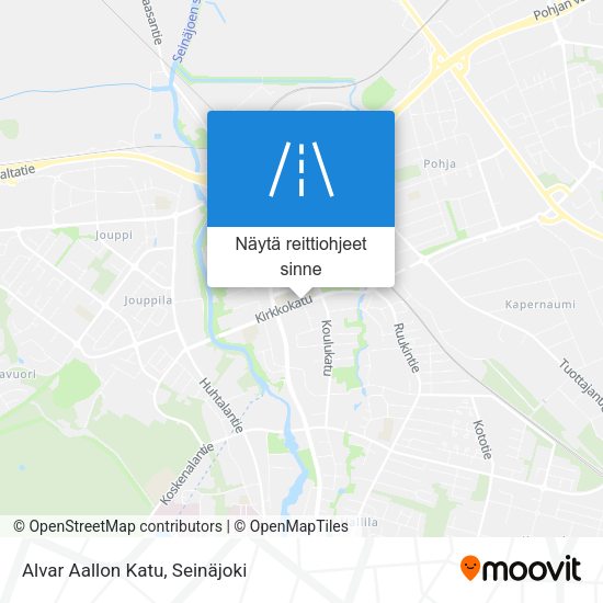Alvar Aallon Katu kartta
