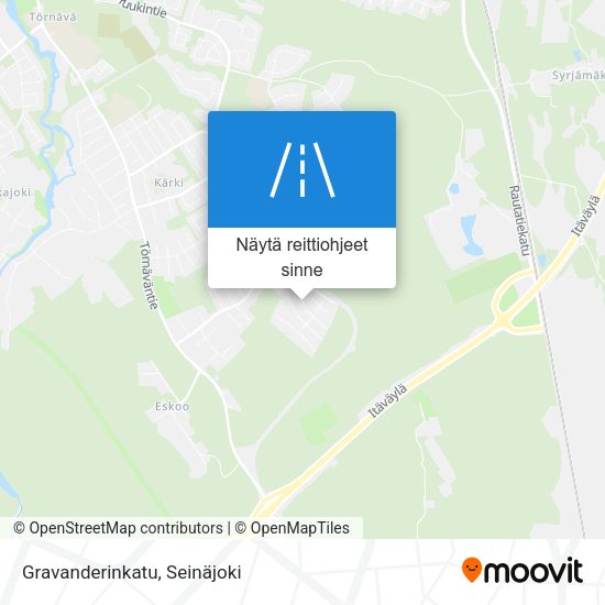 Gravanderinkatu kartta