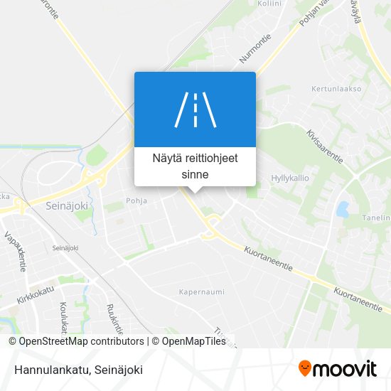 Hannulankatu kartta