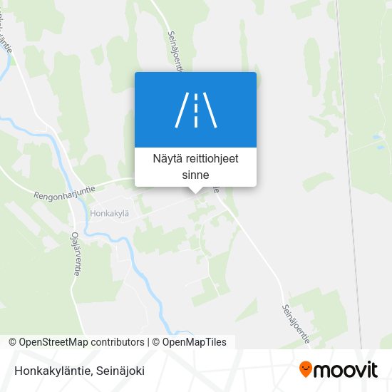 Honkakyläntie kartta
