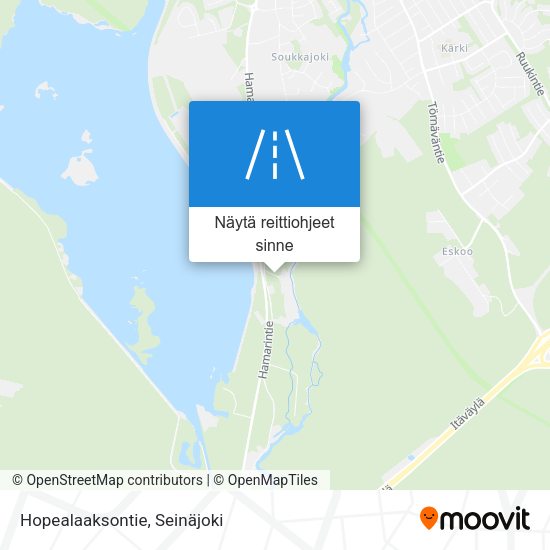 Hopealaaksontie kartta