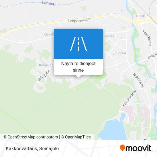 Kakkosvaltaus kartta