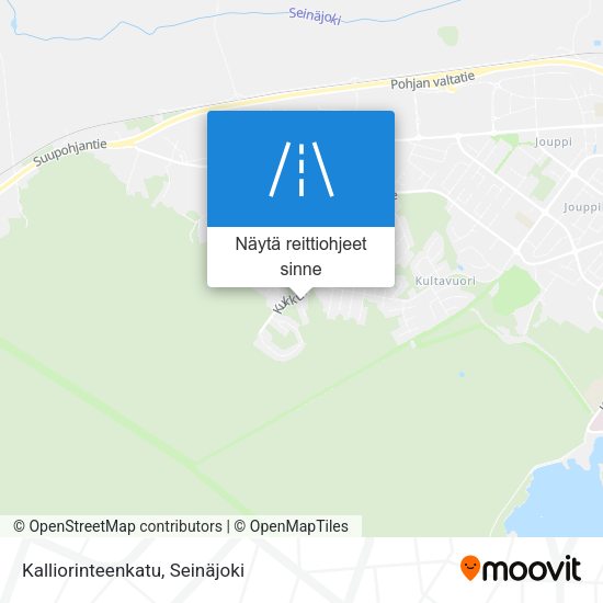 Kalliorinteenkatu kartta