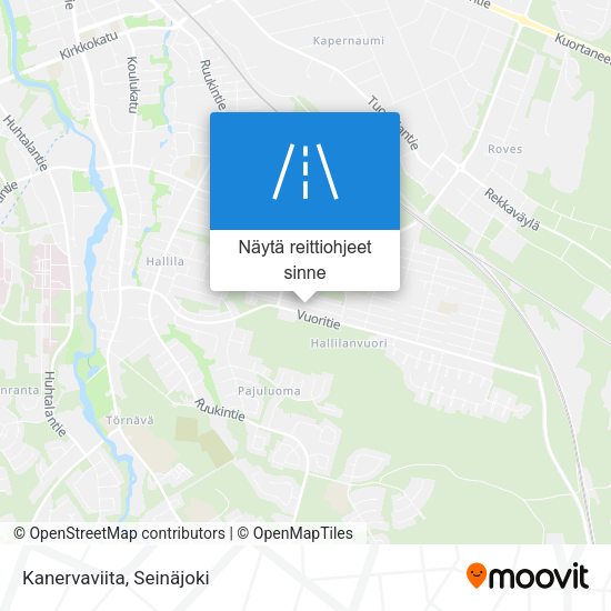 Kanervaviita kartta
