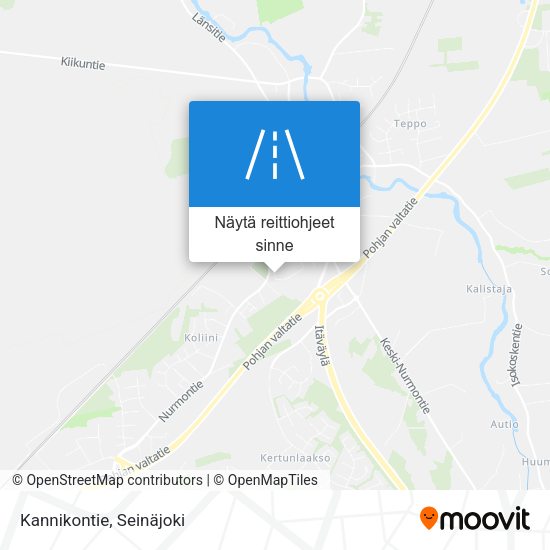 Kannikontie kartta
